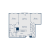 Floor plan: B1A