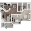 Floor plan: 2x2 Reno