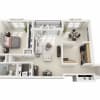 Floor plan: One Bedroom A1A