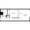 Floor plan: 1 Bed - 1 Bath | aj9 - Weiler