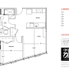 Floor plan: 1 bedroom