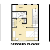 Floor plan: Phase 4 Building 3 Uptown Row Home 3