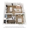 Floor plan: 1BR TYPE A