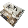 Floor plan: 1 Bedroom