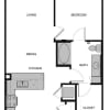 Floor plan: A1 One Bedroom