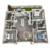 Floor plan: C2B -Single Family Home w/Private Fenced Yard