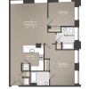 Floor plan: 2BR/2BA