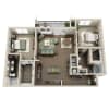 Floor plan: B3A