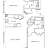 Floor plan: Two Bedroom Two Bath - 50 WB