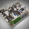 Floor plan: 3 Bed 2 Bath