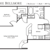 Floor plan: B1 | The Bellmore