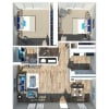 Floor plan: 2 Bedroom 1 Bath
