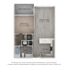 Floor plan: B2 1Bedroom 1Bath