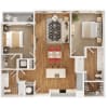 Floor plan: B3