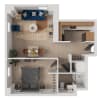 Floor plan: A-1 Bedroom Market Rate
