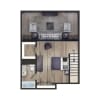 Floor plan: The Wright II Newly Renovated