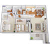 Floor plan: 2 Bedroom 2 Bathroom