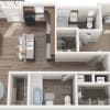 Floor plan: 2A - Overlook Apartment