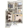Floor plan: 2x1