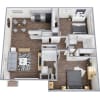 Floor plan: 2B