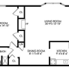 Floor plan: 1 Bedroom