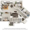 Floor plan: The Cadillac