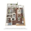 Floor plan: One Bedroom - 1A