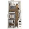 Floor plan: S1-529sf-FinishIV