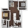 Floor plan: 1 Bed/1 Bath-C16
