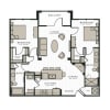 Floor plan: The Jersey | 2 Bed | 2 Bath