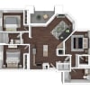 Floor plan: 3x2