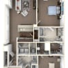 Floor plan: Furnished Corp Suite