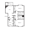 Floor plan: 2x2 A