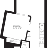 Floor plan: One Bedroom O2-A