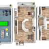 Floor plan: 2 Bedroom 2.5 Bathroom Townhome with Basement