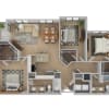Floor plan: Landing | Renovated