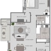 Floor plan: A1-1x1