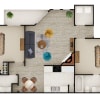 Floor plan: 1822 B1