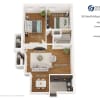 Floor plan: Two Bedroom