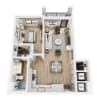 Floor plan: C1a