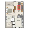 Floor plan: 1B
