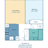 Floor plan: One Bedroom