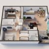 Floor plan: 2 bedroom