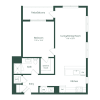 Floor plan: 1A | 1 Bed | 1 Bath