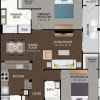 Floor plan: Mustang - Furnished