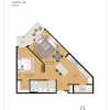 Floor plan: 1Bd/1Ba