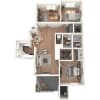 Floor plan: Mesquite - Super (2 bed + flex space) 
