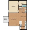 Floor plan: 1-1