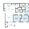 Floor plan: C2 - 1229 Sq.Ft