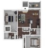 Floor plan: 2B